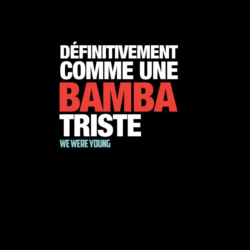 T-Shirt col rond "Bamba Triste"