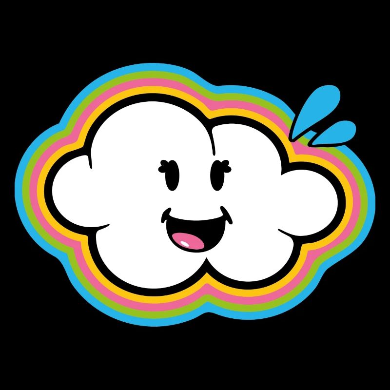 Smiley Kawaii Cloud