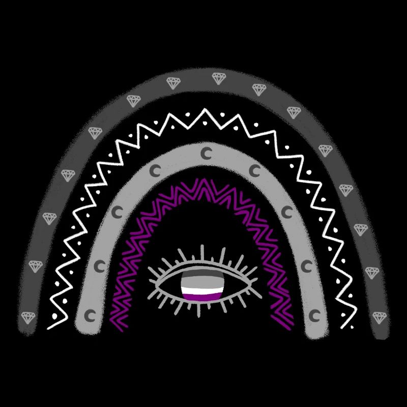 LGBT Pride Monat Asexual Rainbow Ace Pride