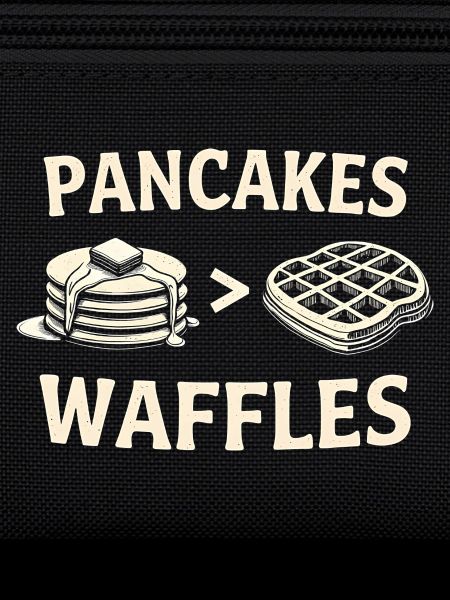 Pancakes over waffles
