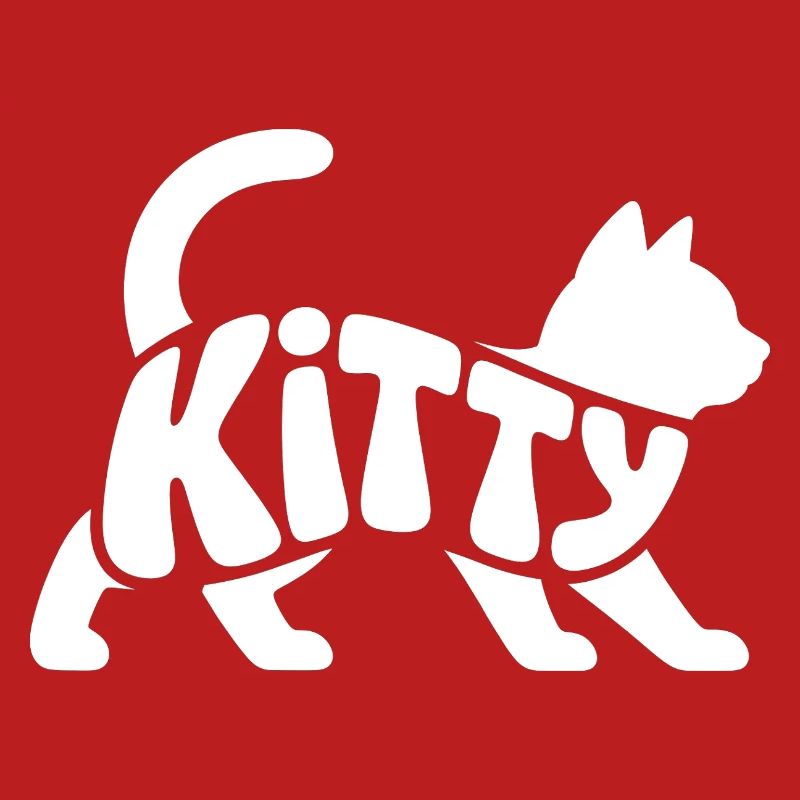 Kitty - Conception de chat de compagnie mignon