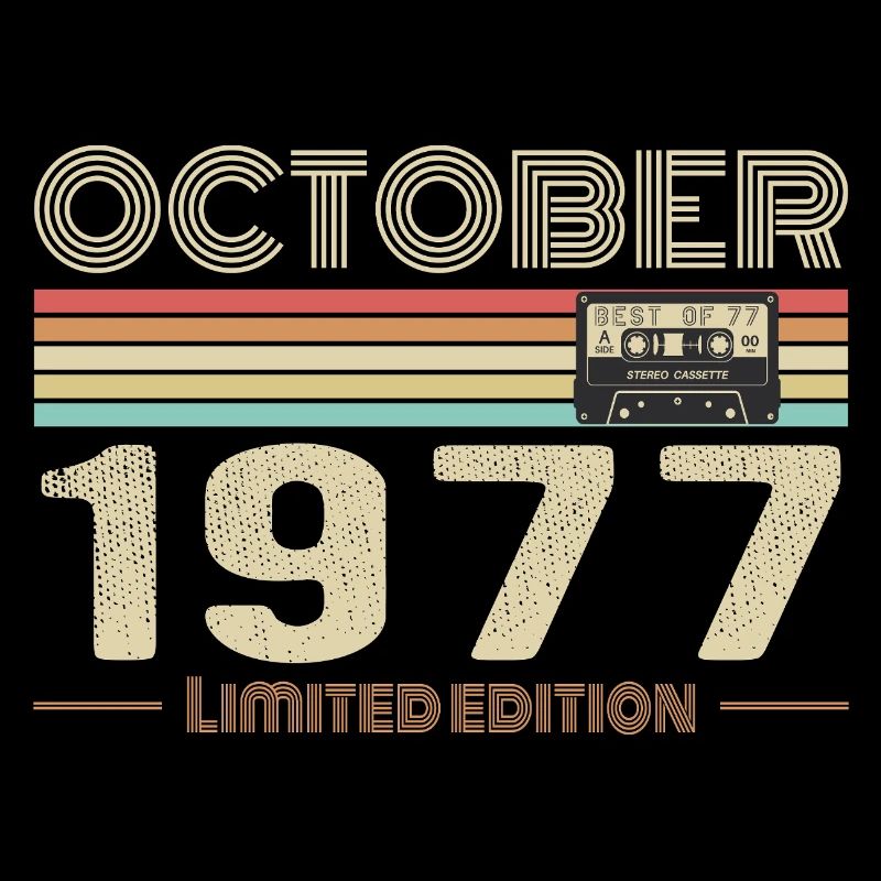 Anniversaire octobre 1977 - Birthday october 1977