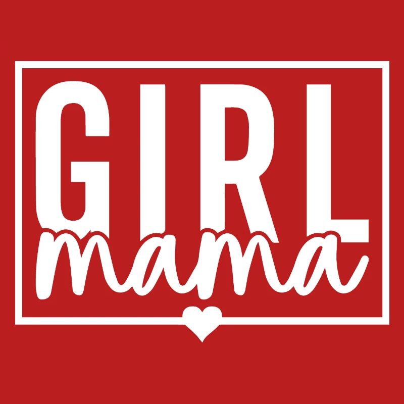 Mädchen Mama