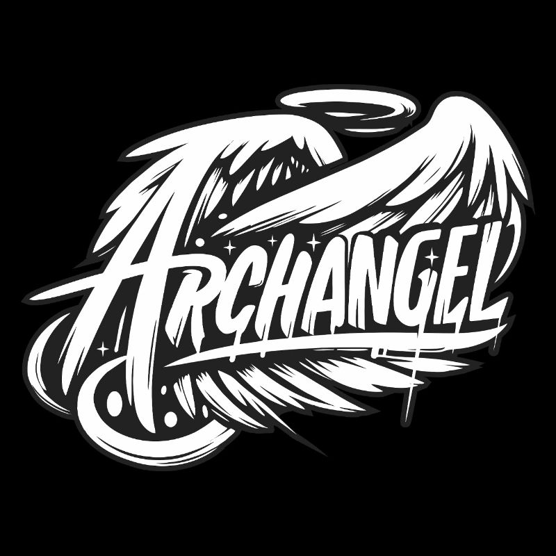 Archangel Wings Graffiti