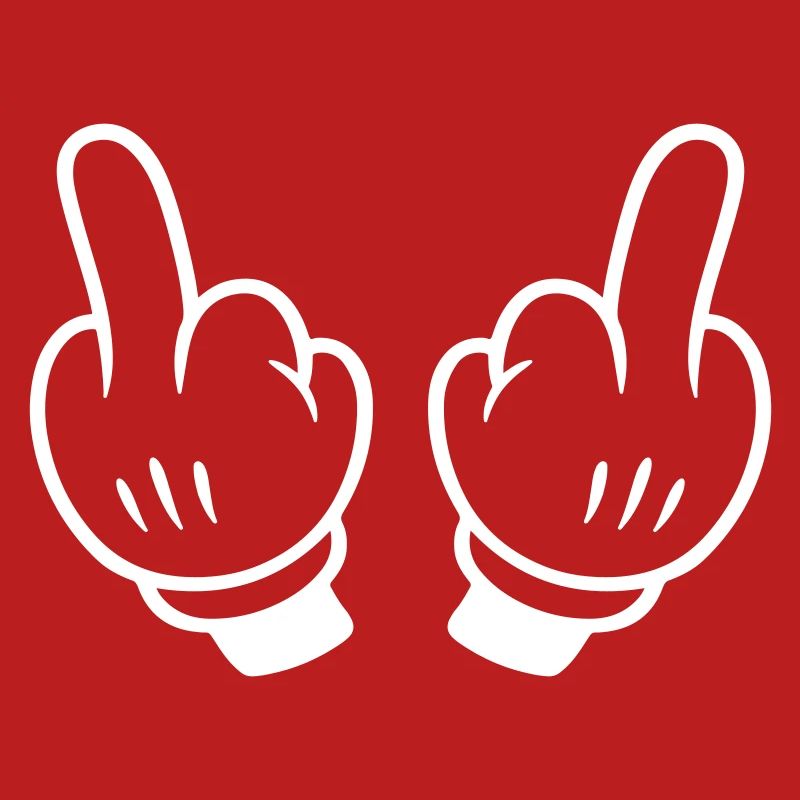 Mittelfinger Hand Comic