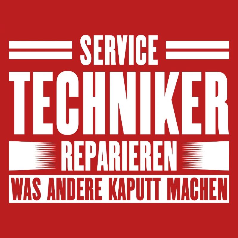 Service Technician Support Solution Slogan Service