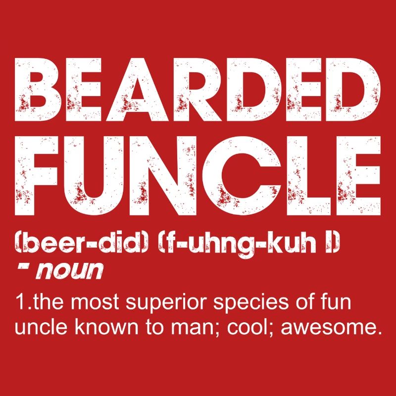 Typographie audacieuse Funcle barbu