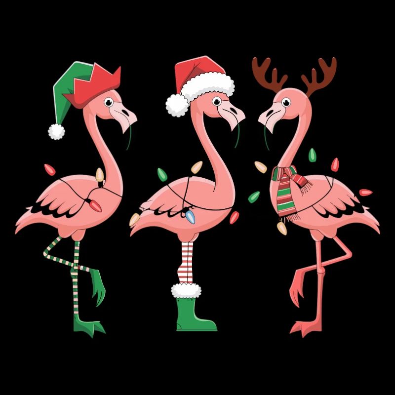 Flamingo Weihnachten