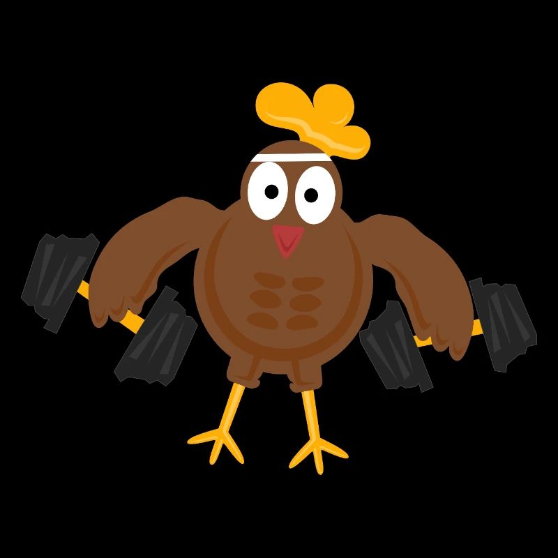 chicken funny gym