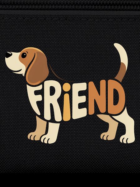 Beagle Friend - Cooles Haustier Logo