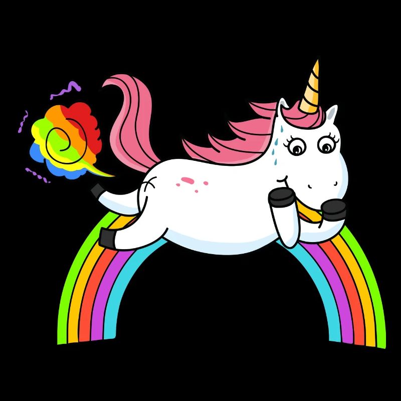 Farting Unicorn Rainbow1