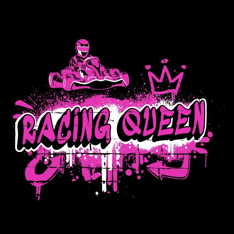 Conception de kart Racing Queen