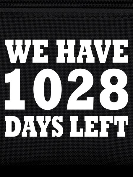 we have 1028 days left