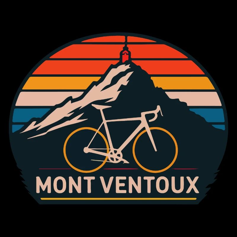 Mont Ventoux mit Fahrrad