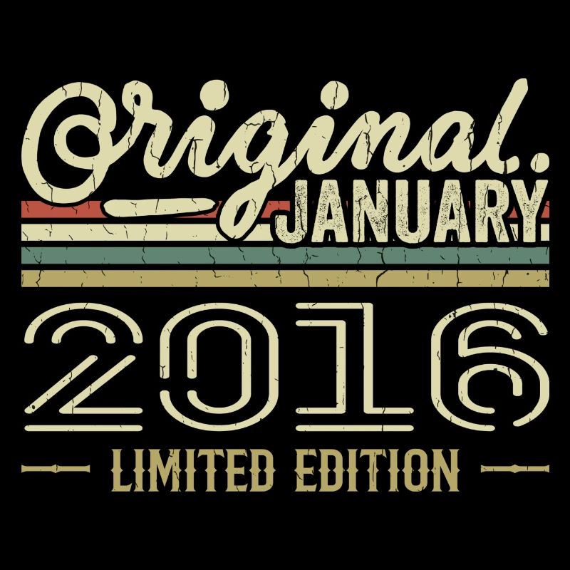 Janvier 2016 anniversaire Janvier 2016 cadeau 2016