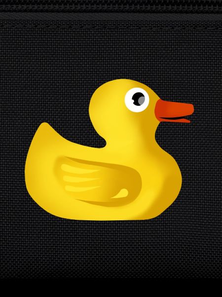Canard en caoutchouc mignon