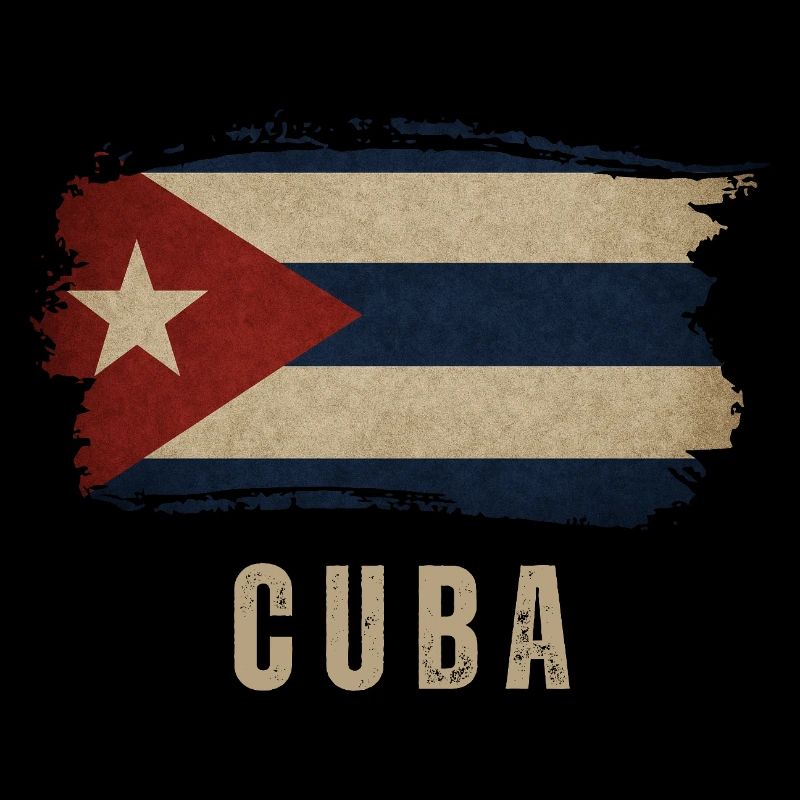Drapeau grunge de Cuba, fier Cubain