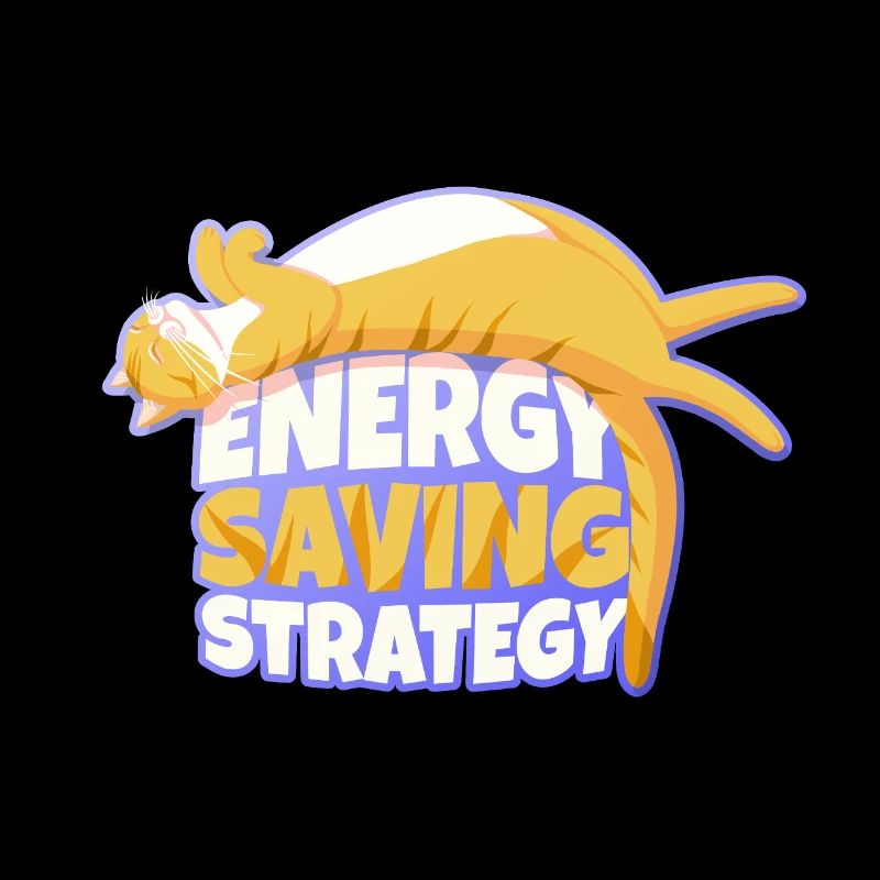 Energiesparstrategie-Maskottchen