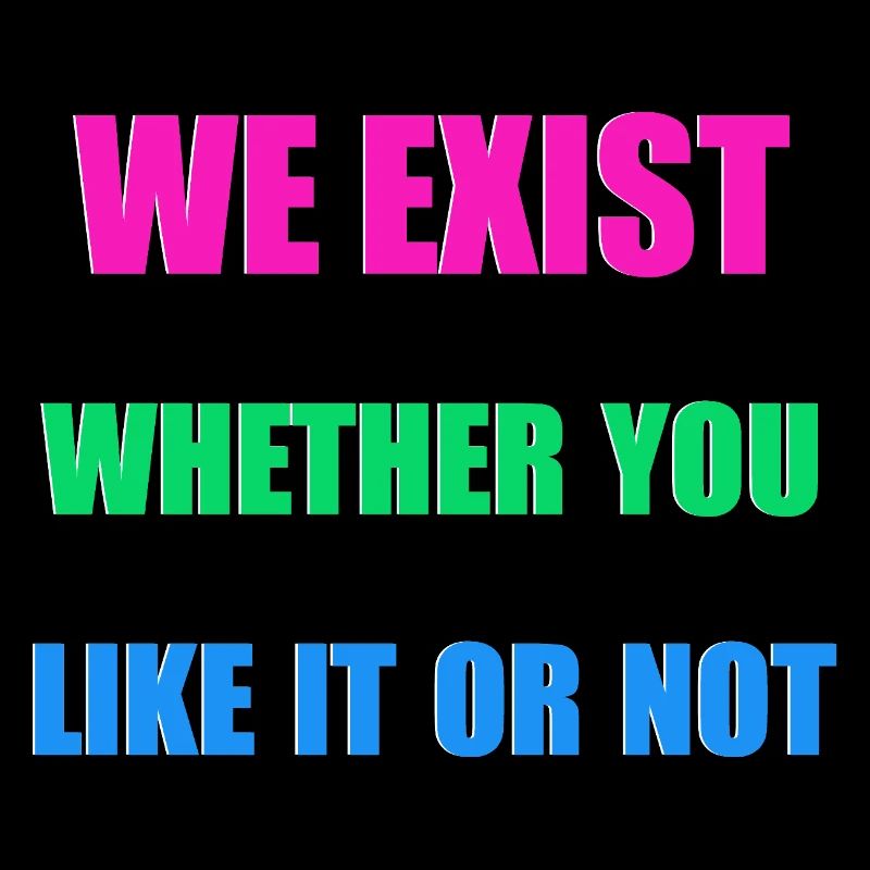 We Exist - Drapeau polysexuel