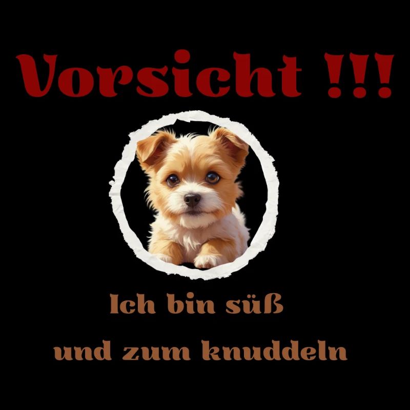 Vorsicht - Ich bin süß und zum knuddeln