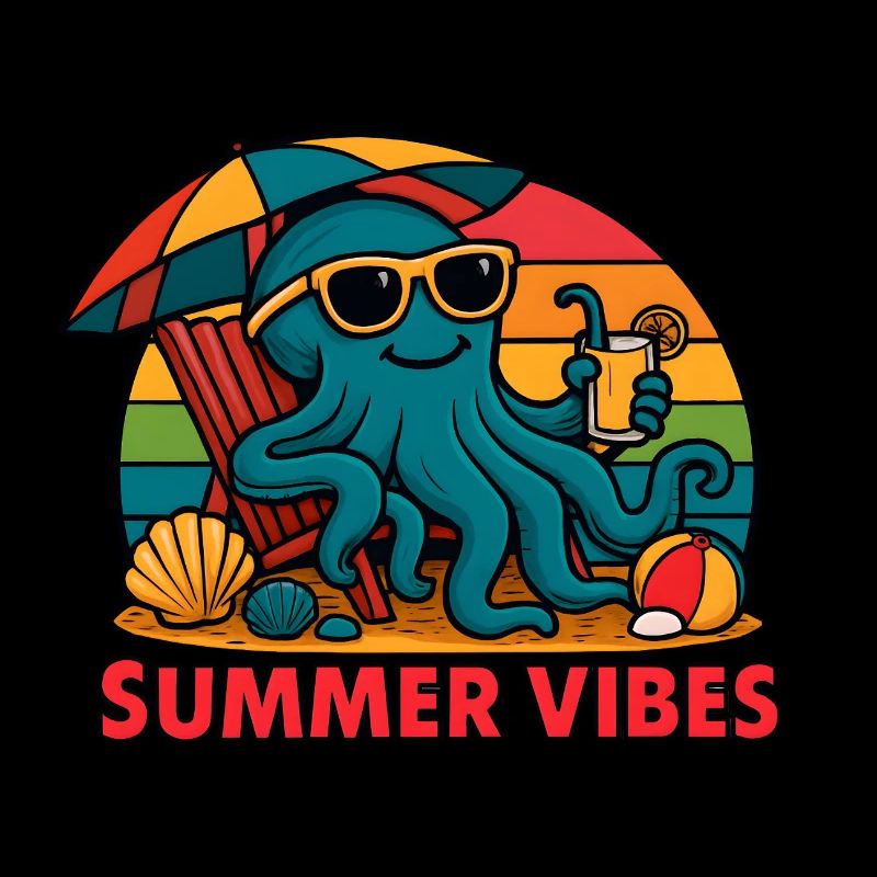 Sommerliche Vibes - Estival Chill Octopus