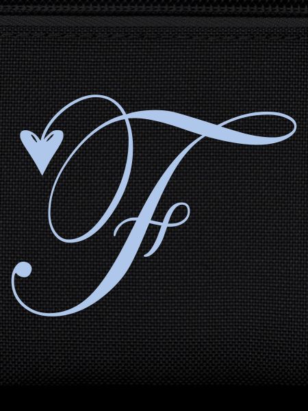 Monogramm F Herz Ranke