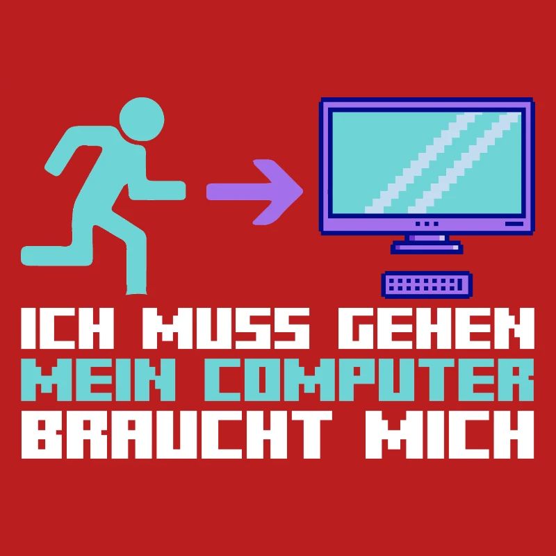 Computer Zocker Programmierer Administrator Gamer