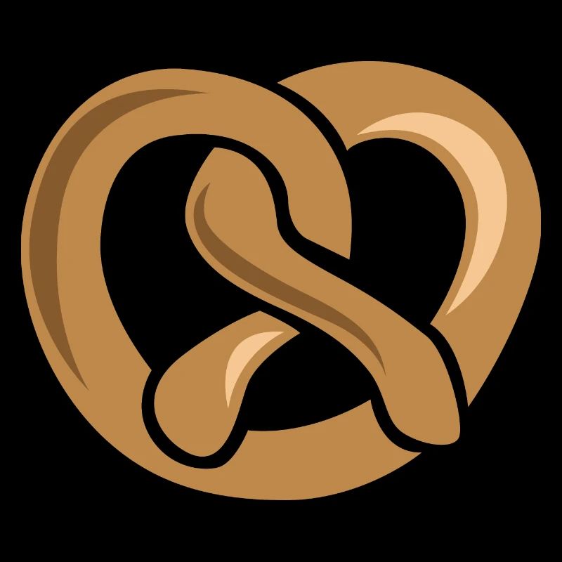 Pretzel Baker Food Bakery Illustration Graphic
