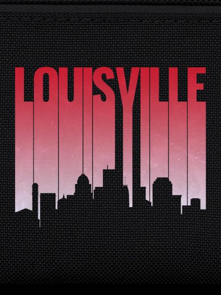 Louisville Skyline Gradient Silhouette