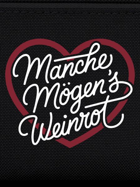 Manche mögens weinrot