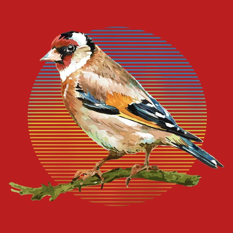 Bunter Vogel