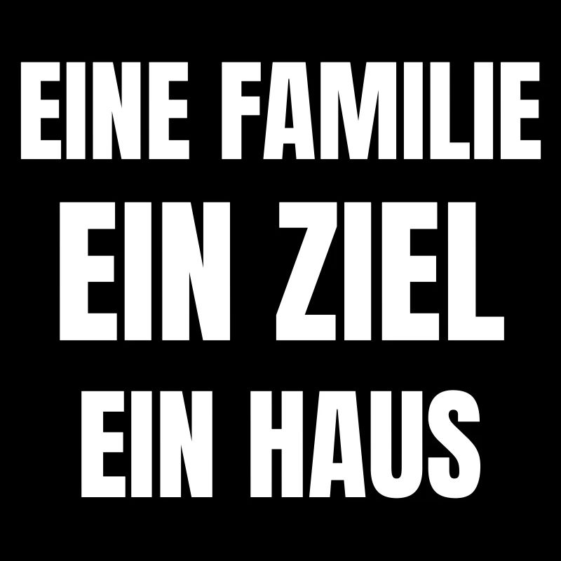 Une famille, un objectif, une maison.
