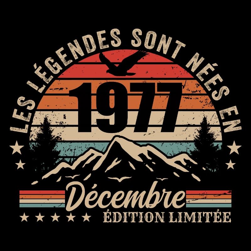 Rétro Décembre 1977 - Cadeau 48 Ans