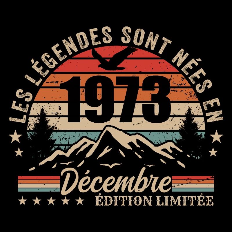 Rétro Décembre 1973 - Cadeau 52 Ans