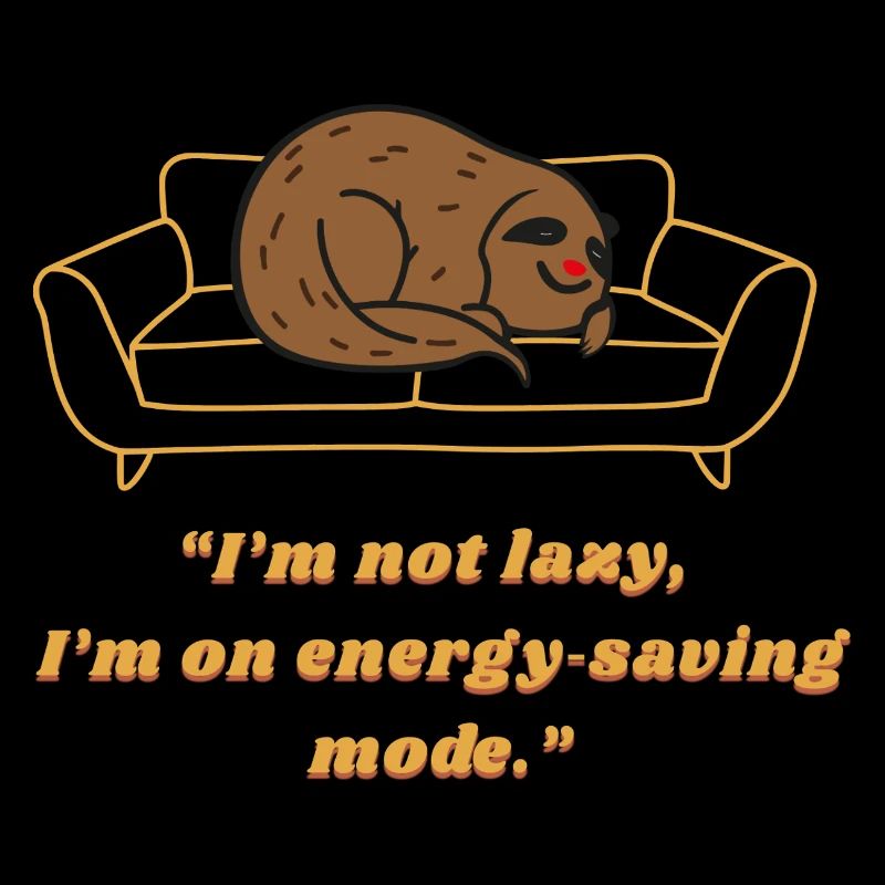 Sloth Energiespar-Lounge-Tee