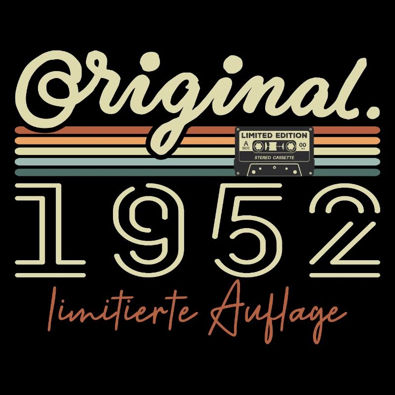 Original 1952 Vintage 1952 Birthday Retro 1952