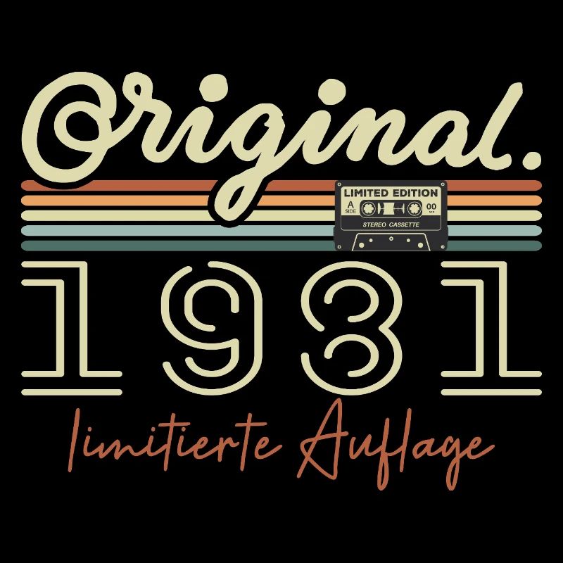 Original 1981 Vintage 1981 Birthday Retro 1981