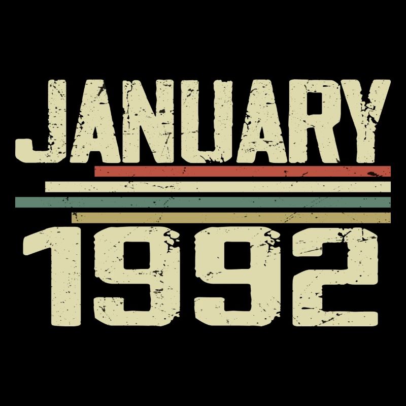 Janvier 1992 - Cadeau d’anniversaire Janvier 1992