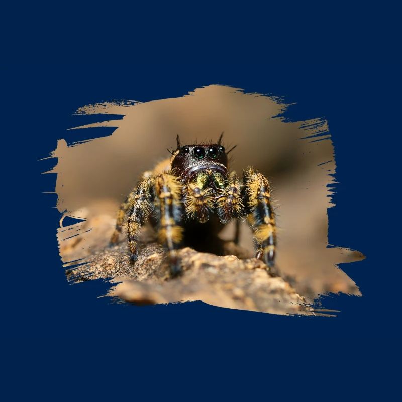 phidippus otiosus jumping spider, spring spinne