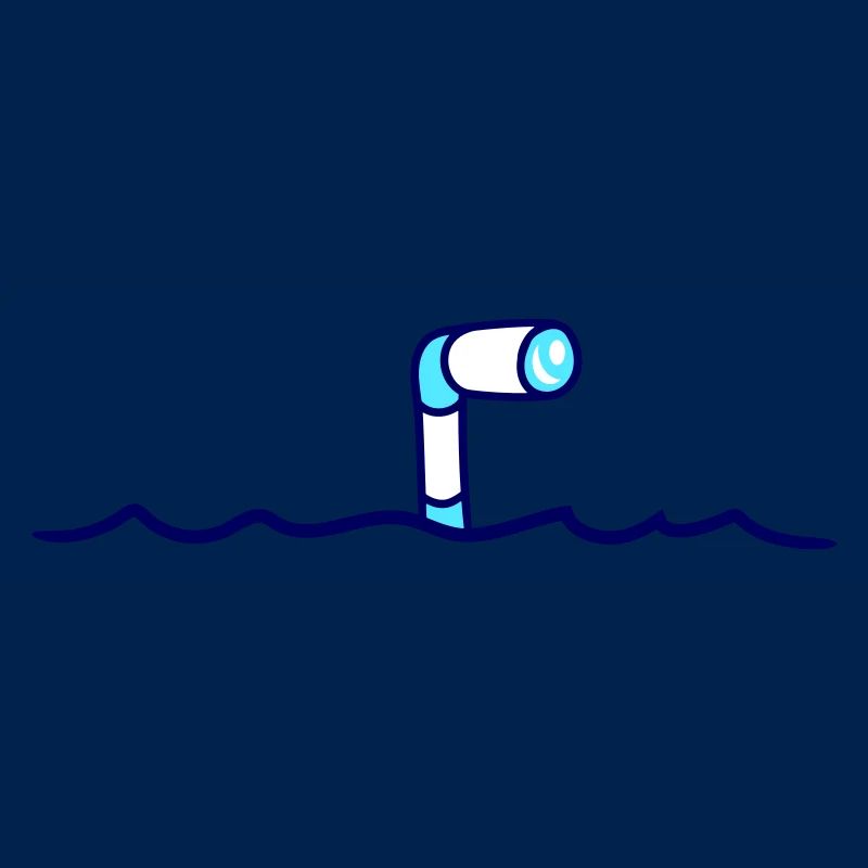 sous-marin eau surface périscope observation plongées