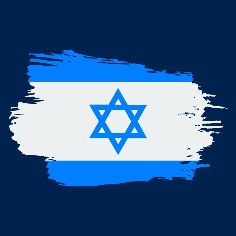 Drapeau d’Israël Drapeau d’Israël Jérusalem Étoile de David