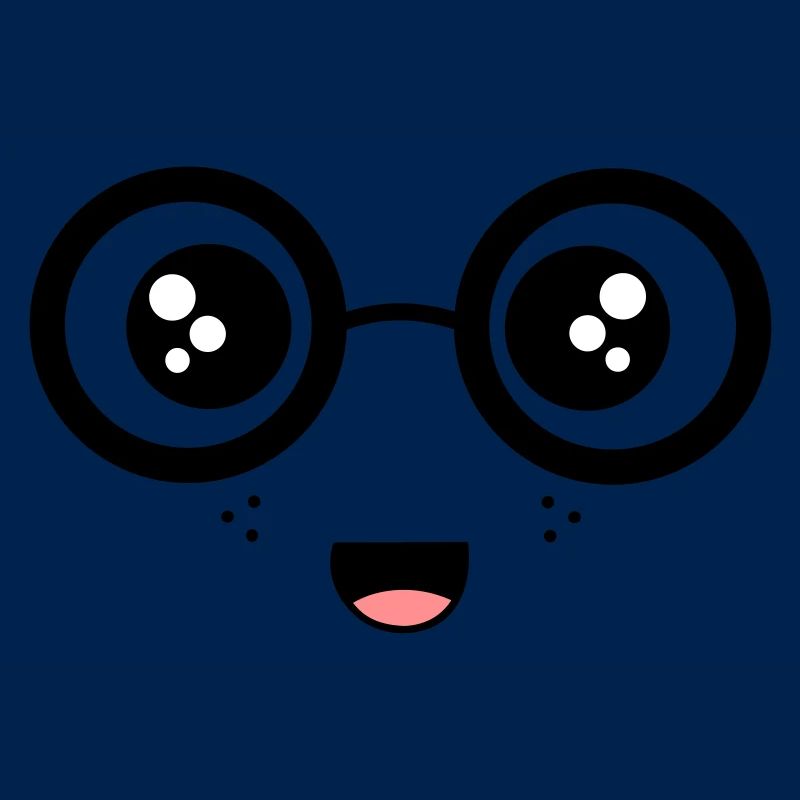 Visage nerdy