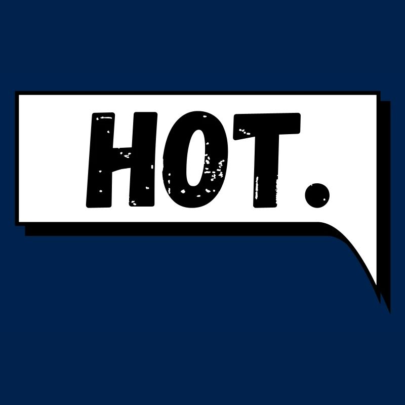 Comic Speech Bubble Hot