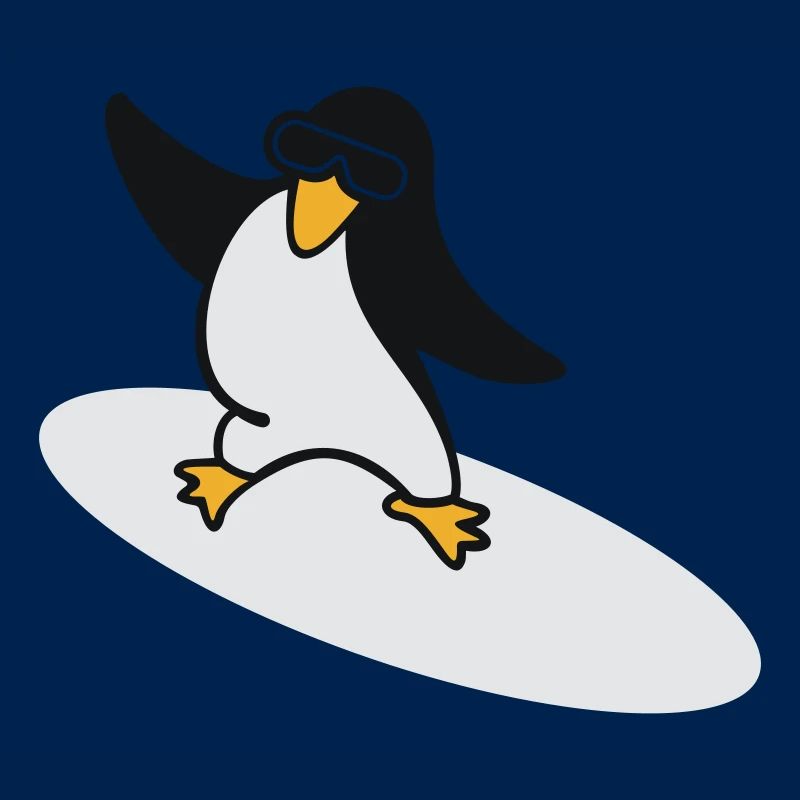 Surfer Pinguin / Surfer Penguin (3c)