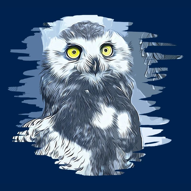 gxp schneeeule vector art
