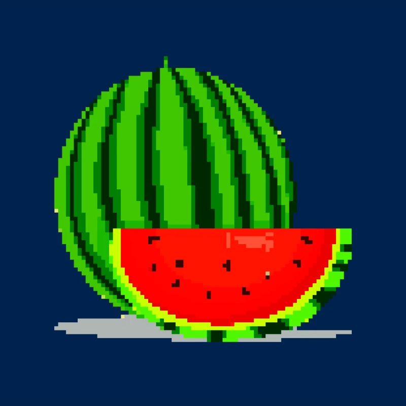 Pixel Art Melon