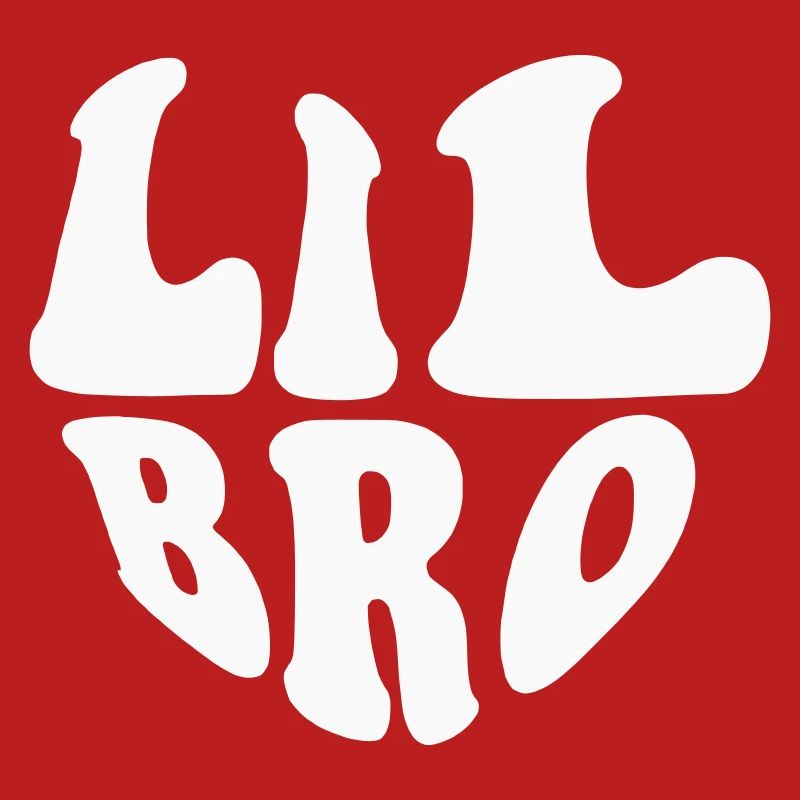Lil Brother Heart Logo – Anpassbare Farbe
