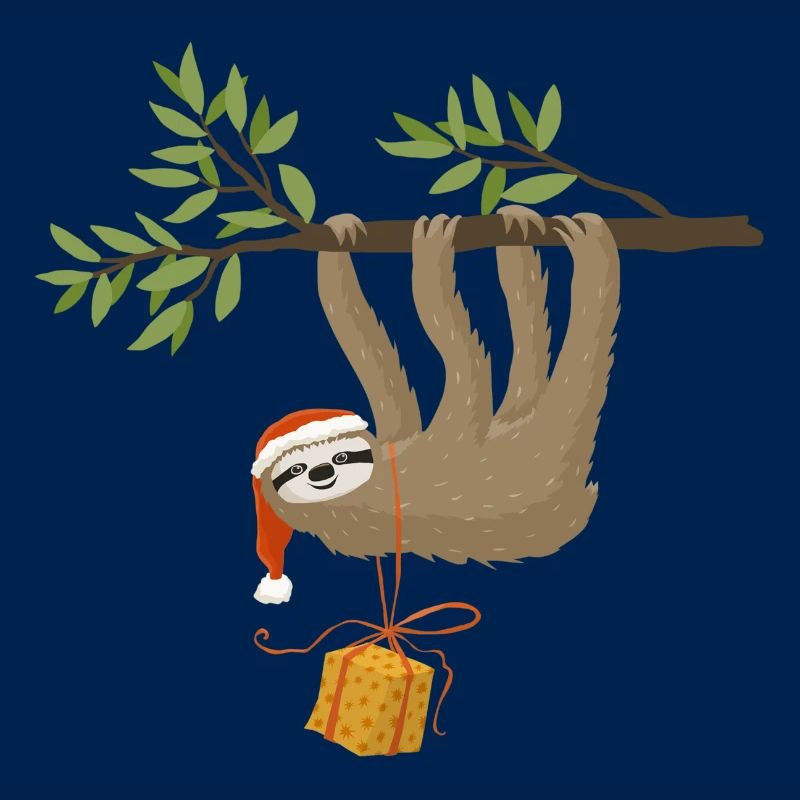 Weihnachtsfaultier