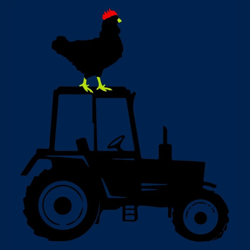 hahn silhouette traktor