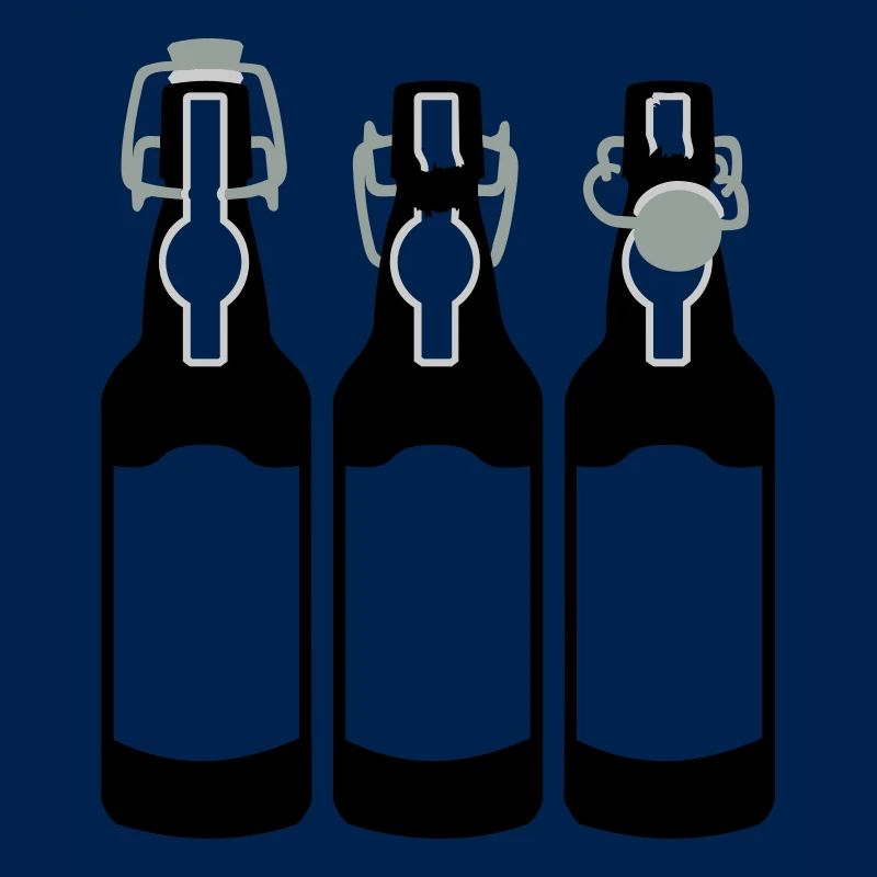 3 bouteilles de bière / 3 beer bottles (c, 3c)